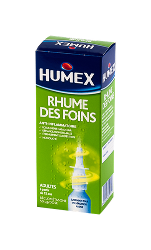 HUMEX RHUME FOINS 50MCG/DOSE PULVERISATION 100
