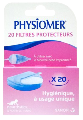 MOUCHE-BB PHYSIOMER RECHARGE  FILTRES PROTECTEURS 20